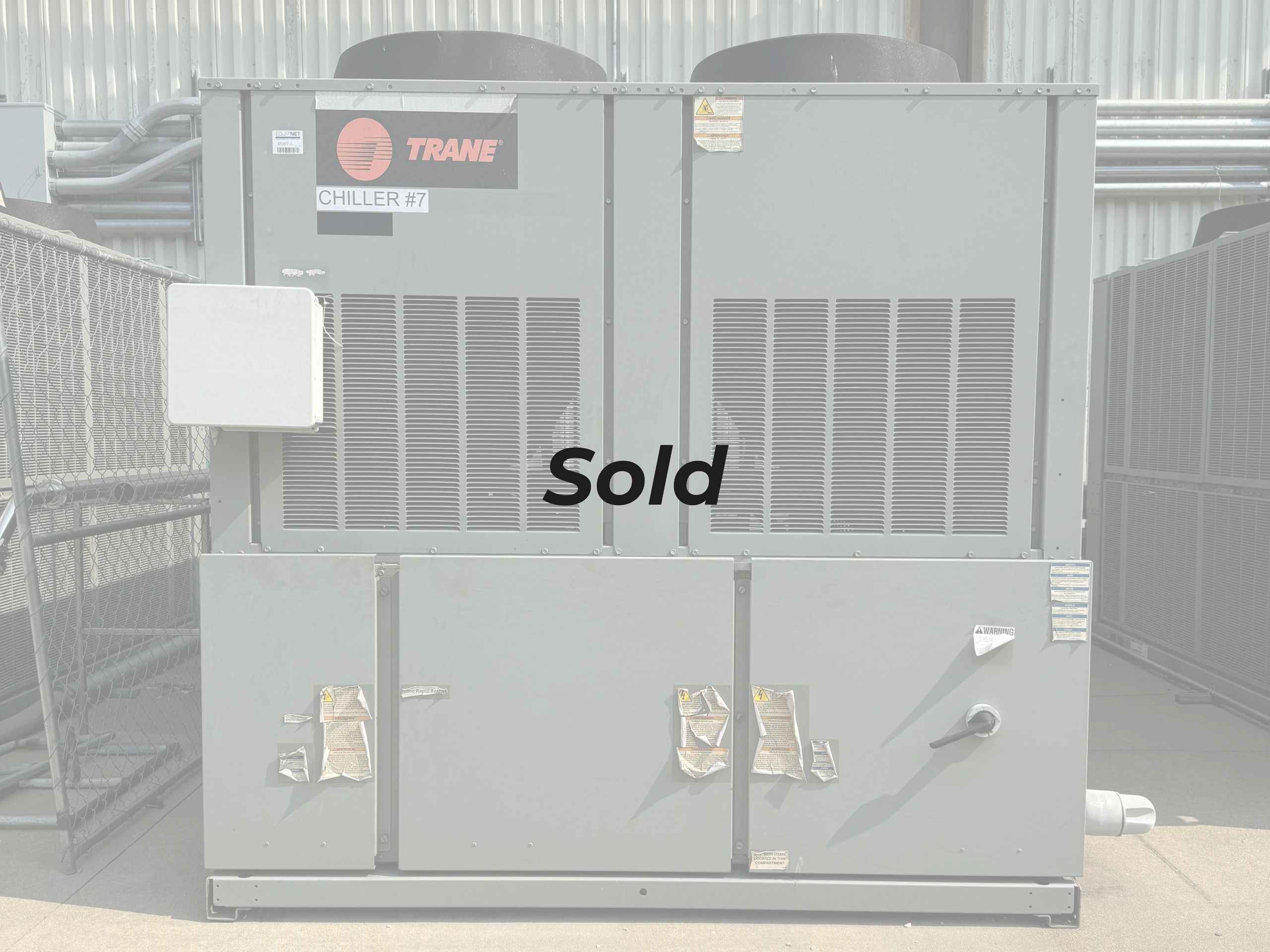 100 Ton Trane CGAM Air-Cooled Chiller