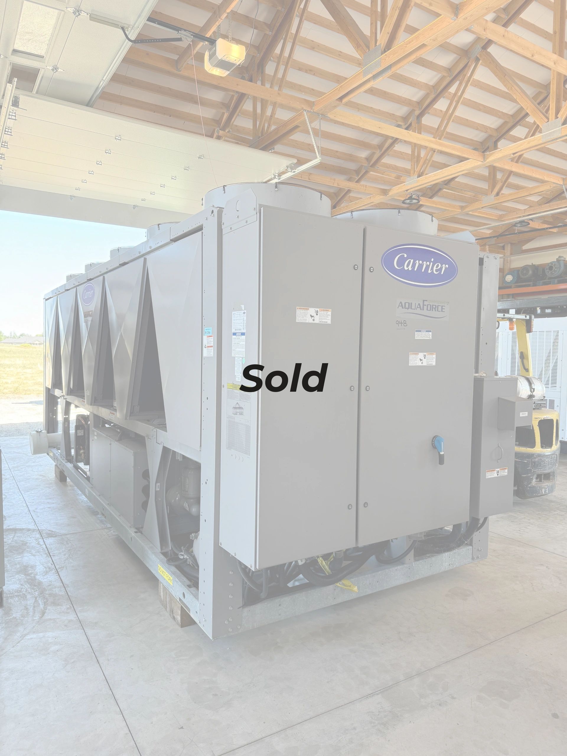 200 Ton 2019 Carrier AquaForce Air-Cooled Chiller