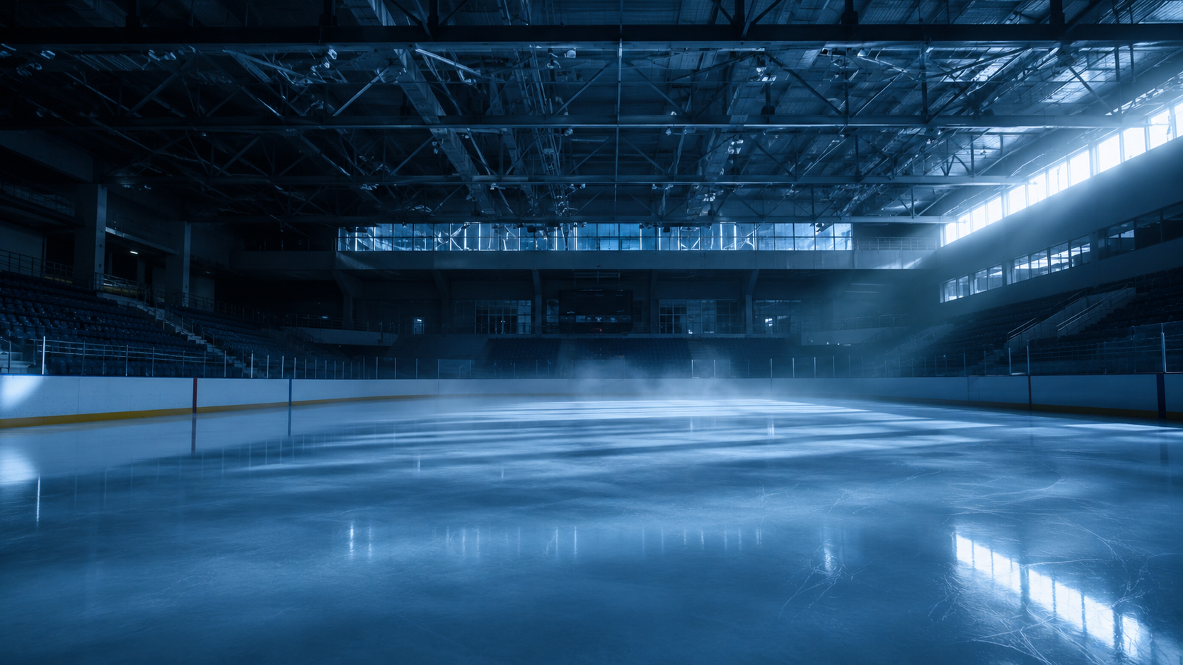 Ice rinks chiller application